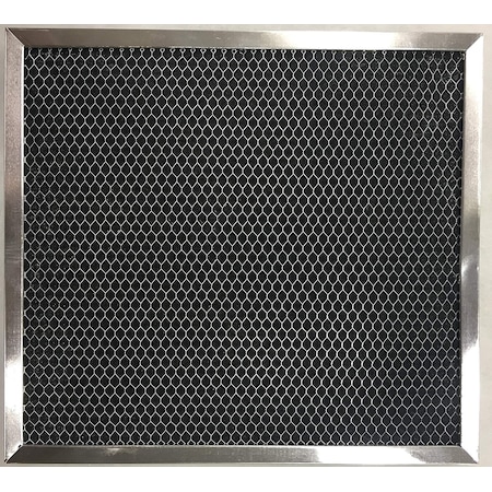 Duraflow Filtration Activated Carbon Range Hood Filter - 8 x 9 1/2 x 5/16 - 1 Pack CF2206